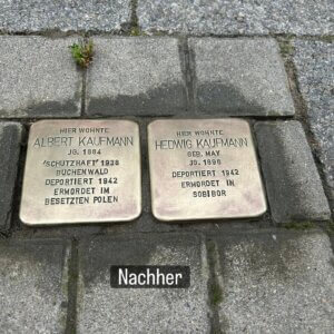 Stolpersteine 2025 nachher